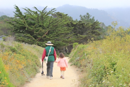 Guided walk at Pt Lobos State Park.JPG