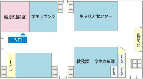 第二講義棟 1階案内図