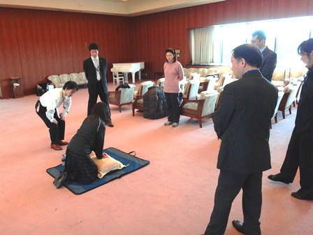 20111216教職員対象AED講習会