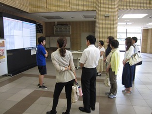 キャンパス見学会の様子