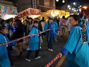 最後の山車曳き