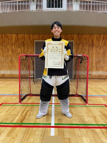 学生の声（ユニバーサルホッケー部：小川智也さん）