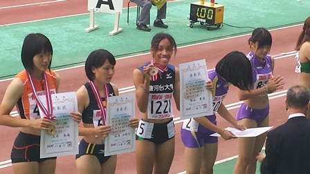 陸上競技部 第29回日本ジュニア陸上競技選手権大会結果 駿河台大学 陸上競技部 第29回日本ジュニア陸上競技選手権大会結果 駿河台大学