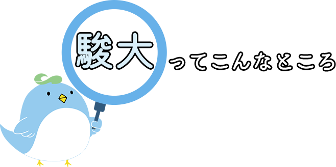 駿大ってこんなところ